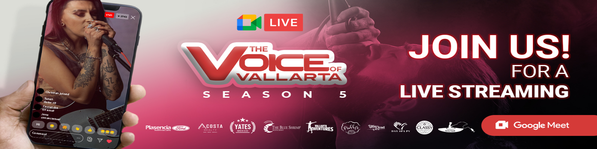 Live Streaming: The Voice of Vallarta 5 